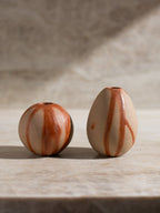 Minimal ceramic flower vase handcrafted in Japan