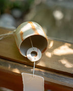 Handmade Bizen ware wind chime from Japan