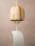 Natural Hidasuki patterns on ceramic furin wind chime
