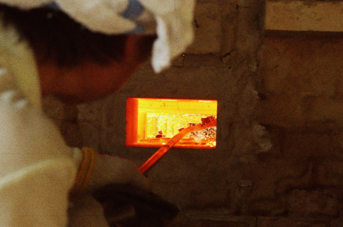 Historic kiln used for firing handmade Bizen ware ceramics