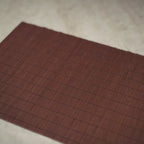 Handmade Bizen ware half plate used for modern dining